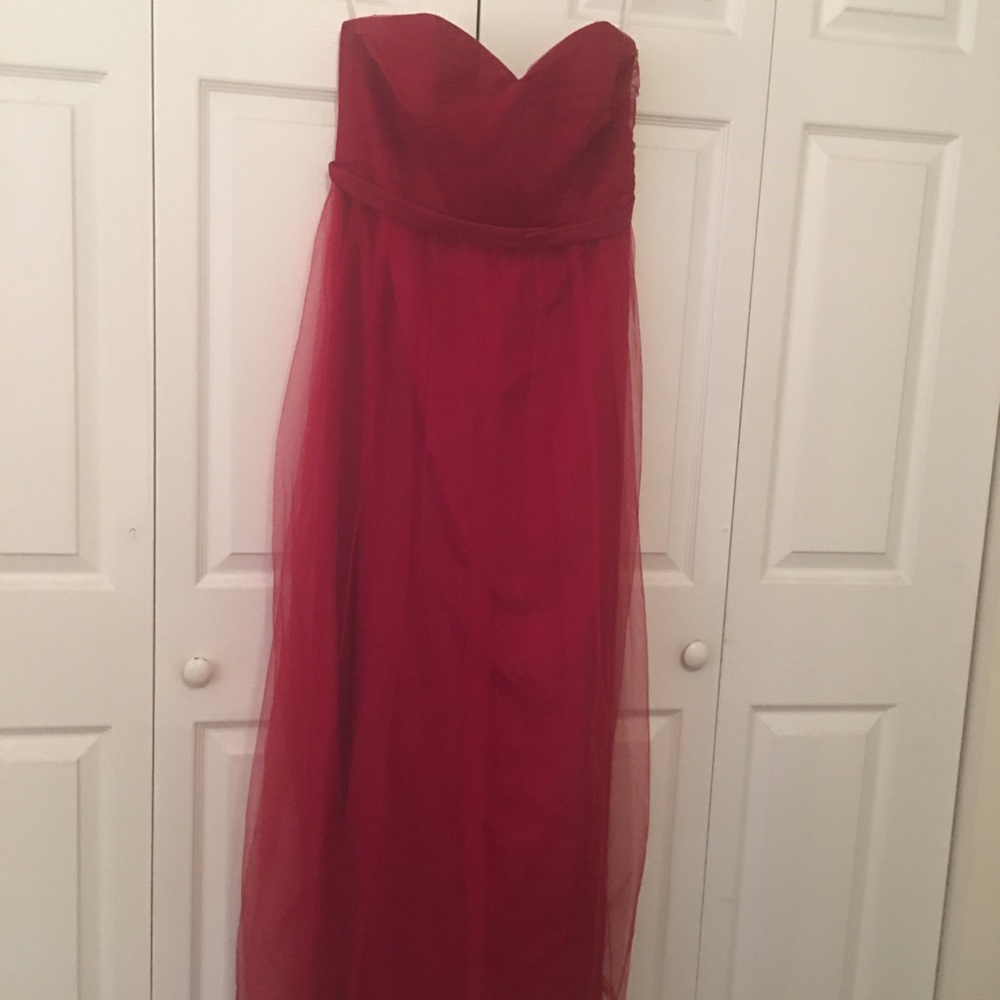 Red Bridesmaids Dress
